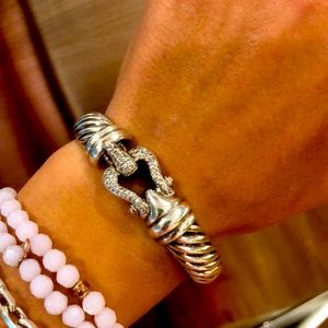 David Yurman Diamond buckle bracelet 10 mm
